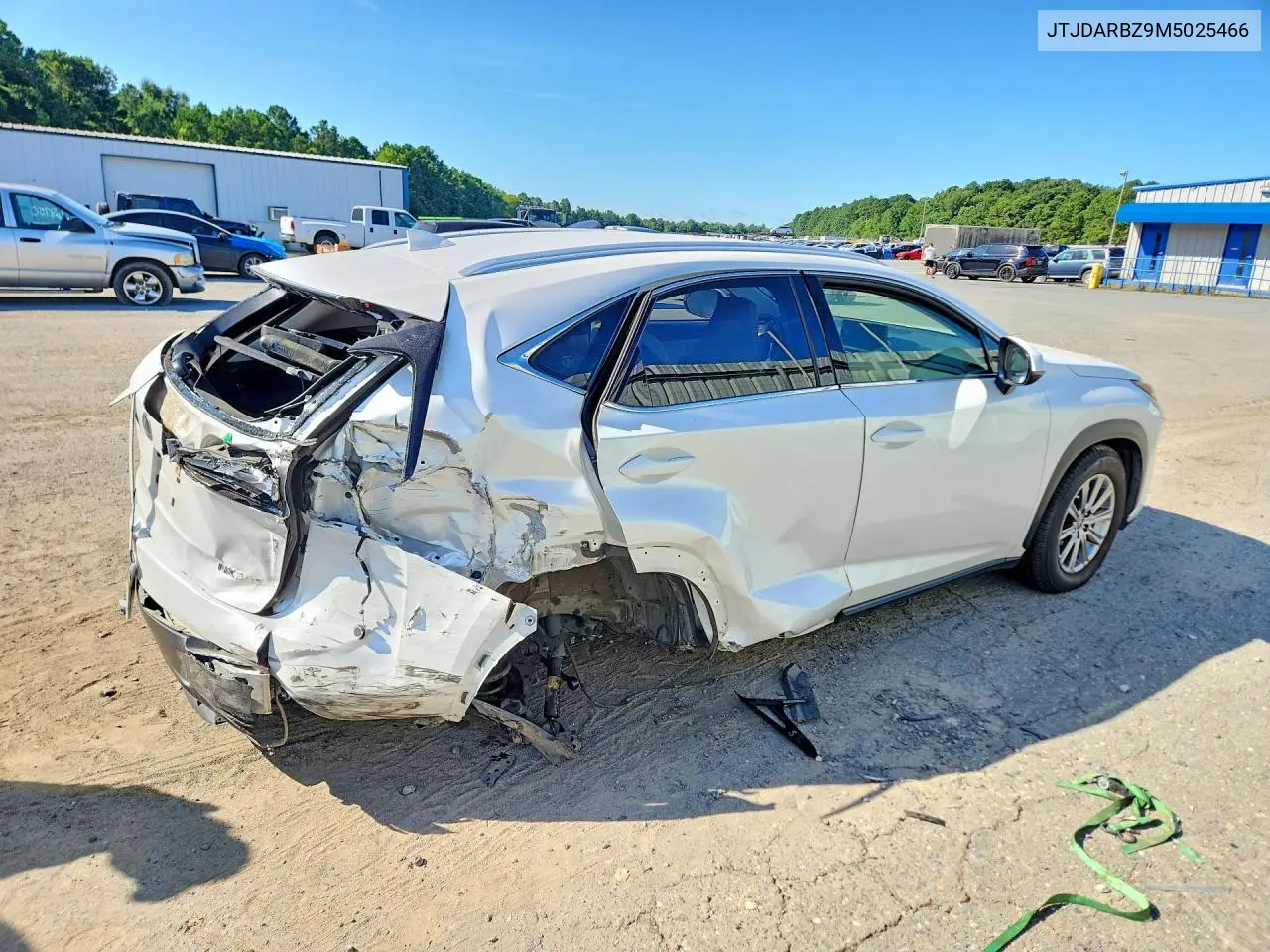 2021 Lexus Nx 300 VIN: JTJDARBZ9M5025466 Lot: 60657286