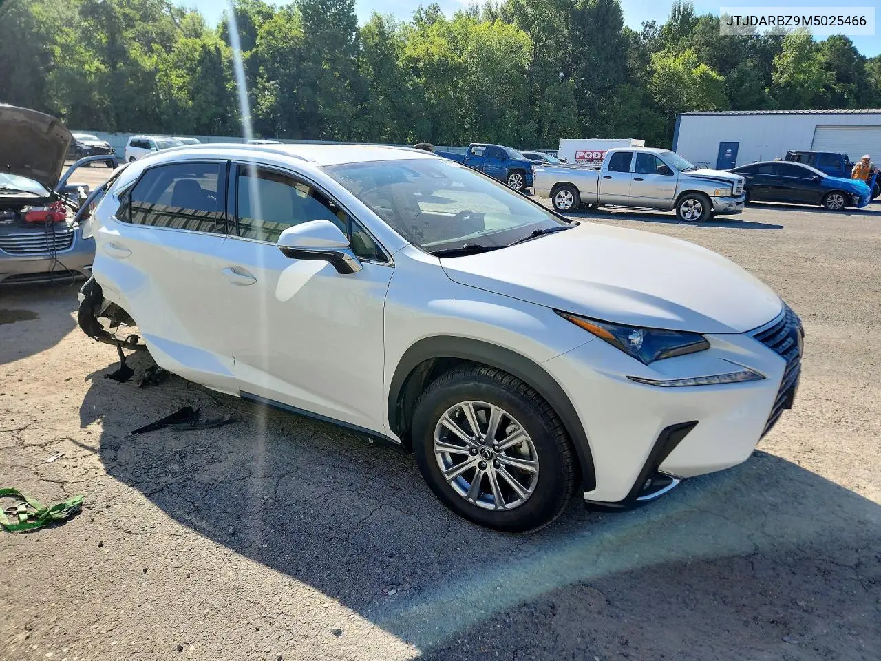 2021 Lexus Nx 300 VIN: JTJDARBZ9M5025466 Lot: 60657286