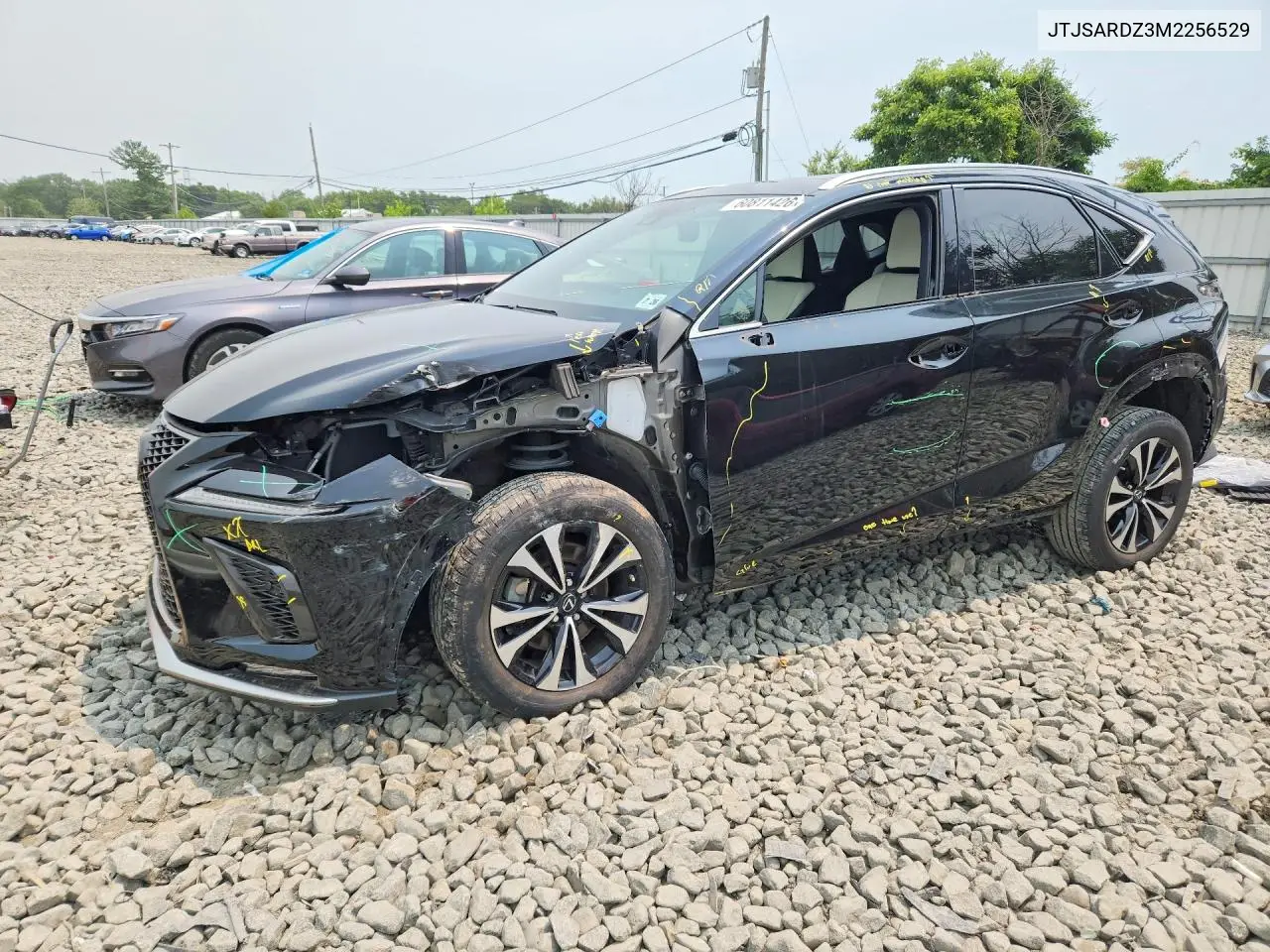 2021 Lexus Nx 300 F Sport VIN: JTJSARDZ3M2256529 Lot: 60811426