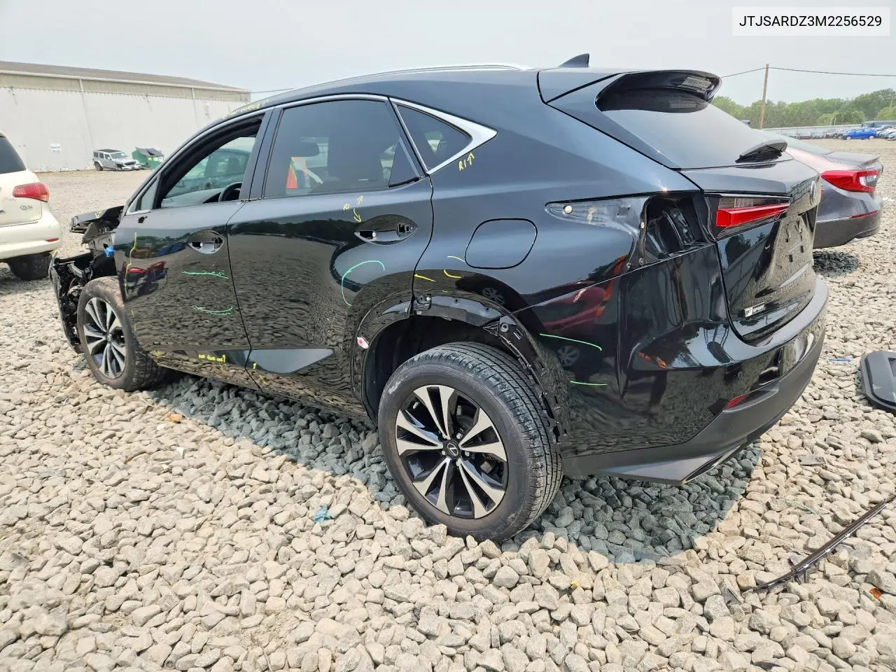 2021 Lexus Nx 300 F Sport VIN: JTJSARDZ3M2256529 Lot: 60811426