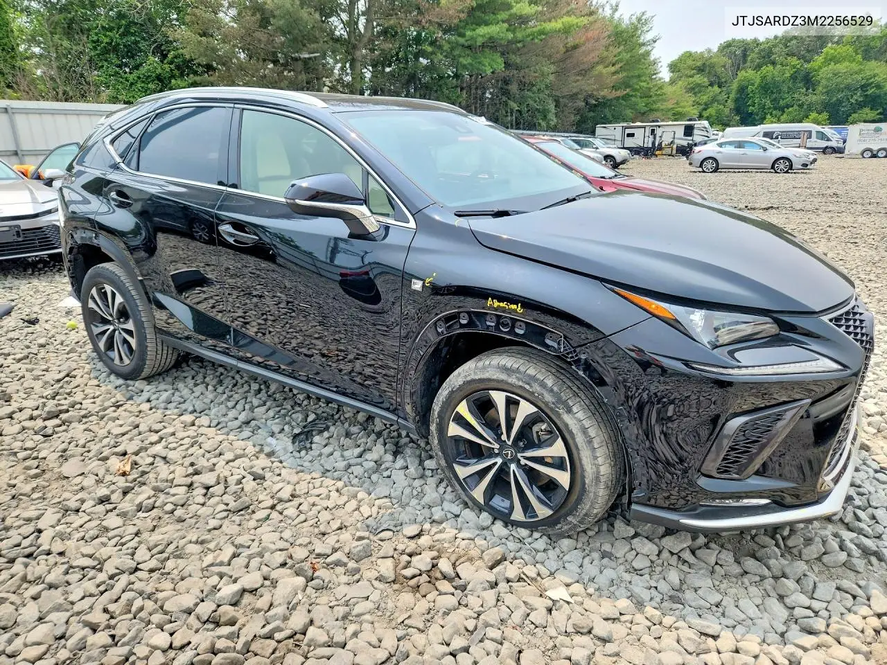 2021 Lexus Nx 300 F Sport VIN: JTJSARDZ3M2256529 Lot: 60811426