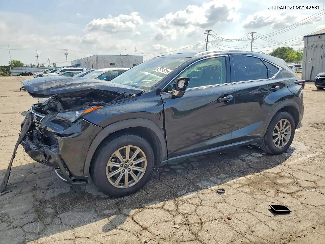 2021 Lexus Nx 300 Base VIN: JTJDARDZ0M2242631 Lot: 61127316