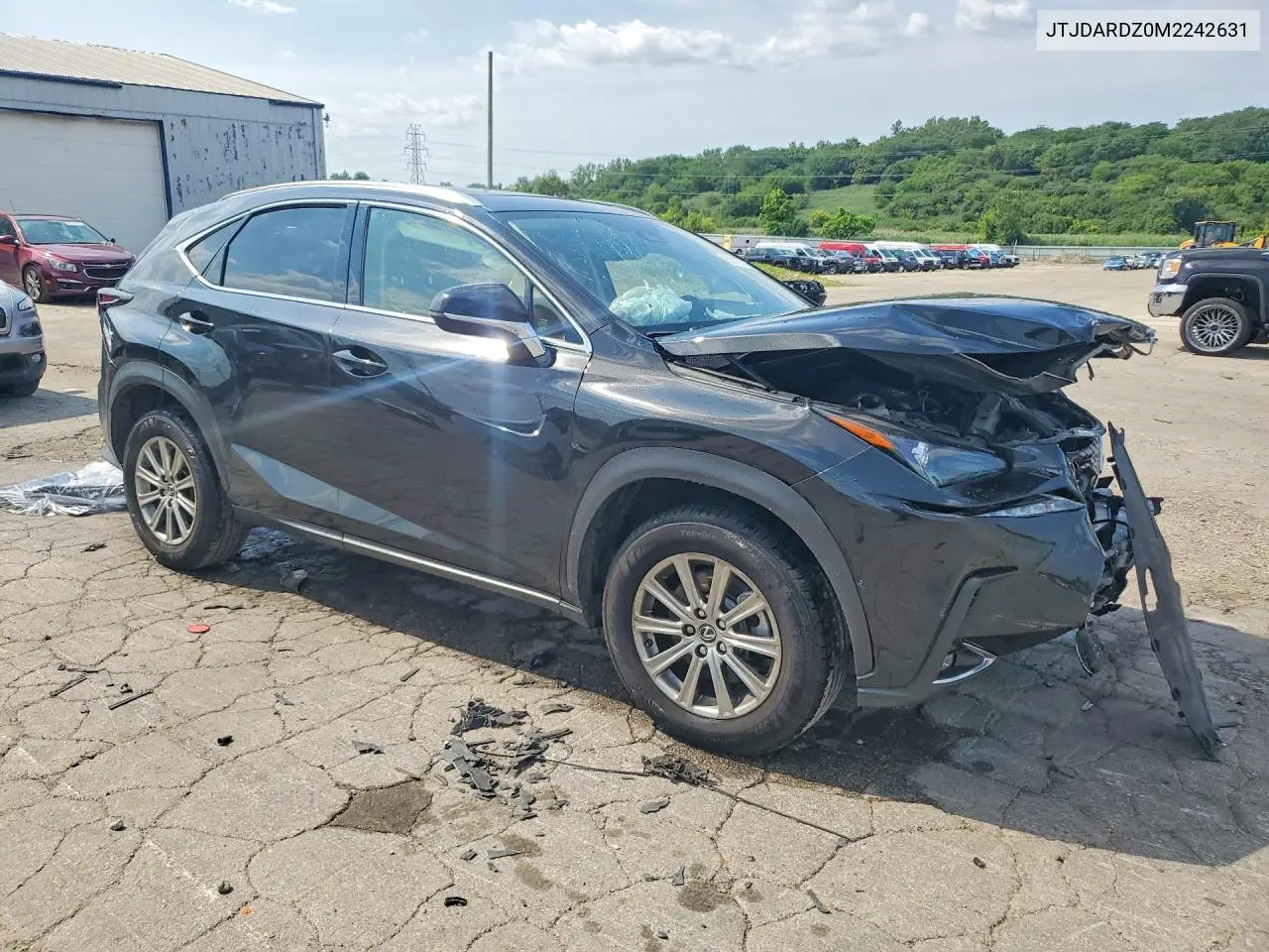 2021 Lexus Nx 300 Base VIN: JTJDARDZ0M2242631 Lot: 61127316