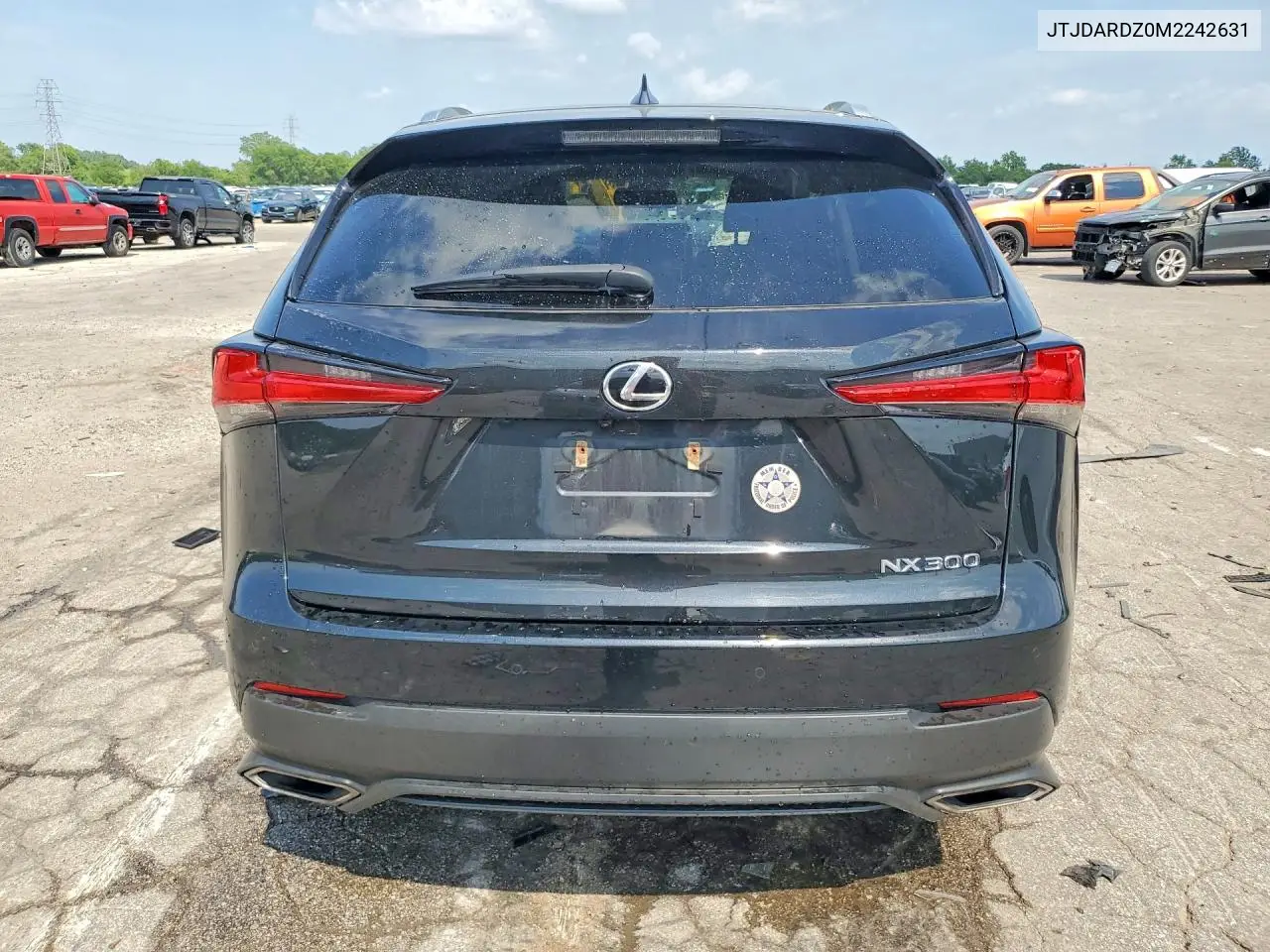 2021 Lexus Nx 300 Base VIN: JTJDARDZ0M2242631 Lot: 61127316