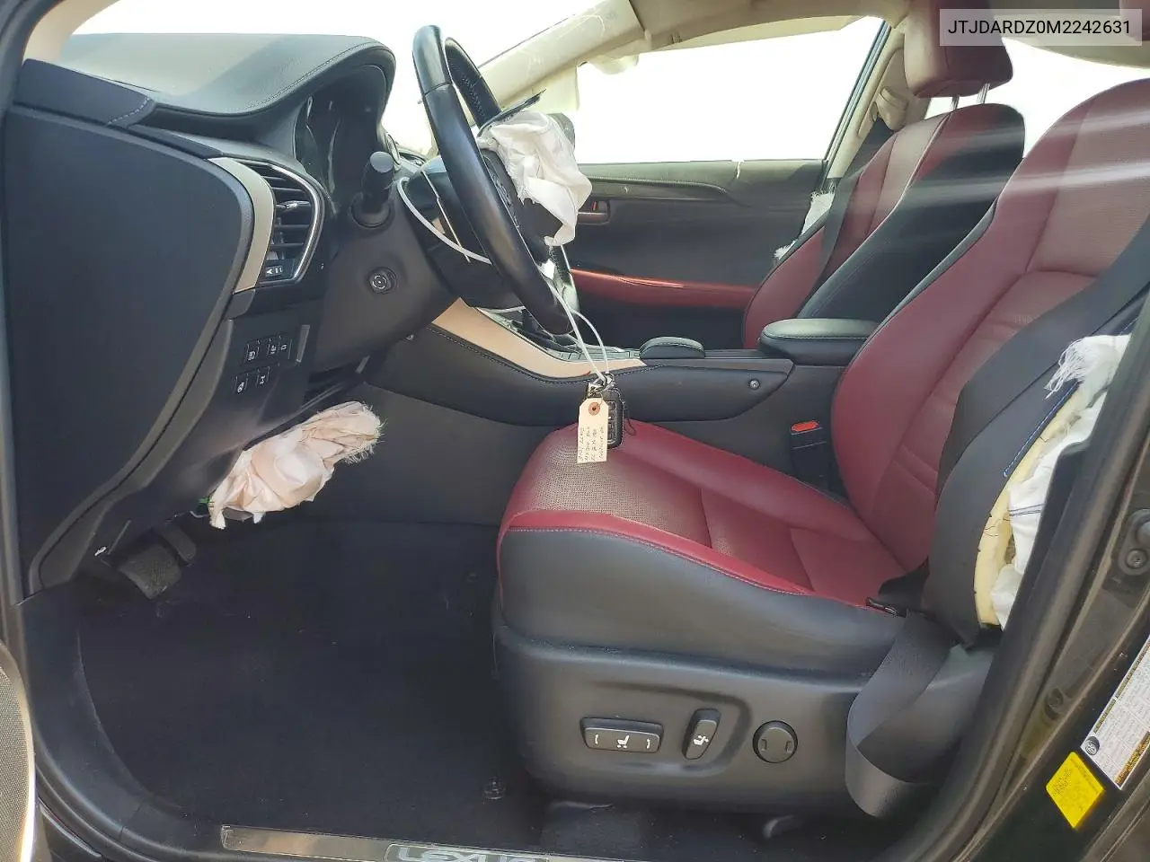 2021 Lexus Nx 300 Base VIN: JTJDARDZ0M2242631 Lot: 61127316