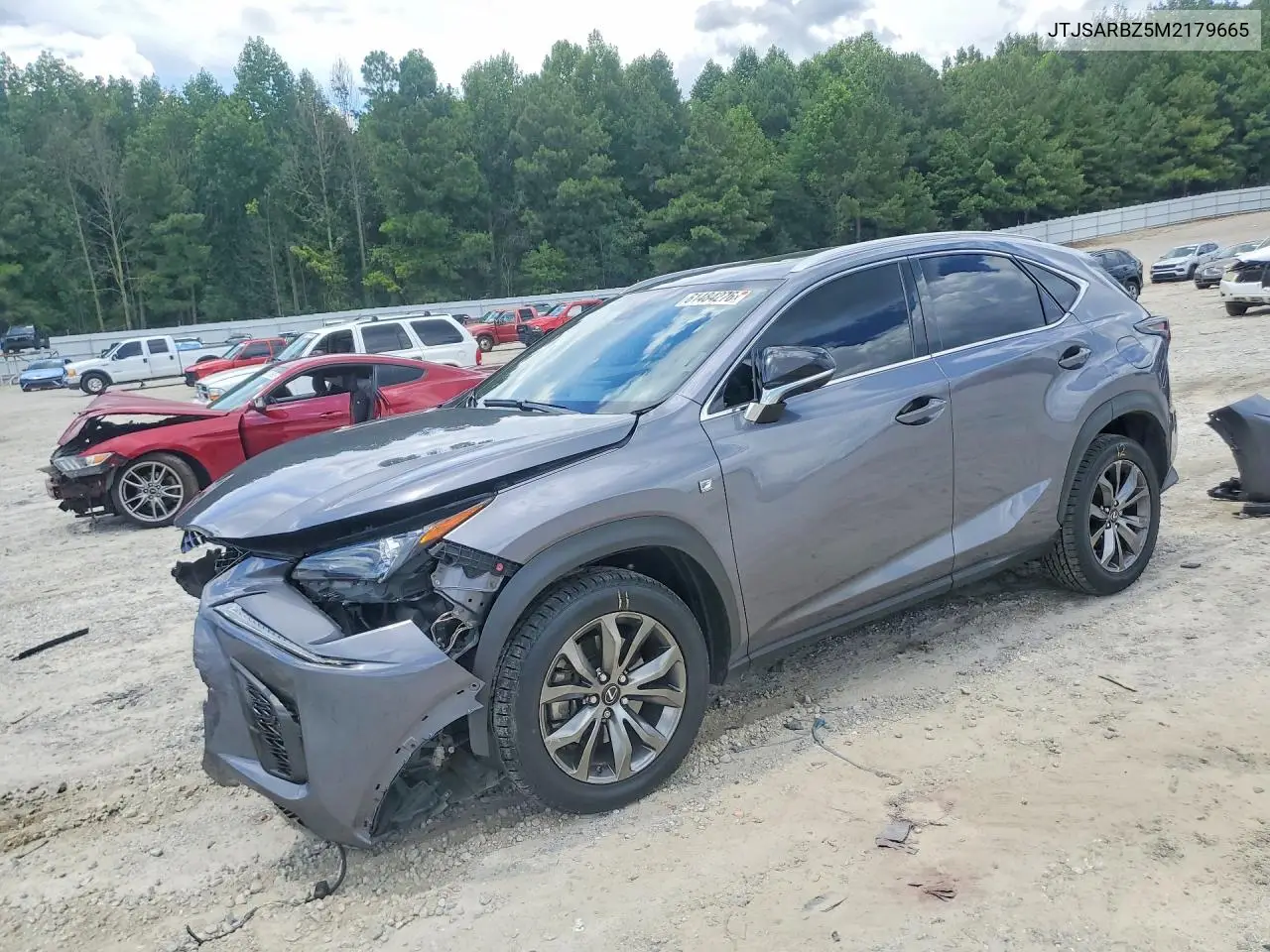2021 Lexus Nx 300 F Sport VIN: JTJSARBZ5M2179665 Lot: 61484276