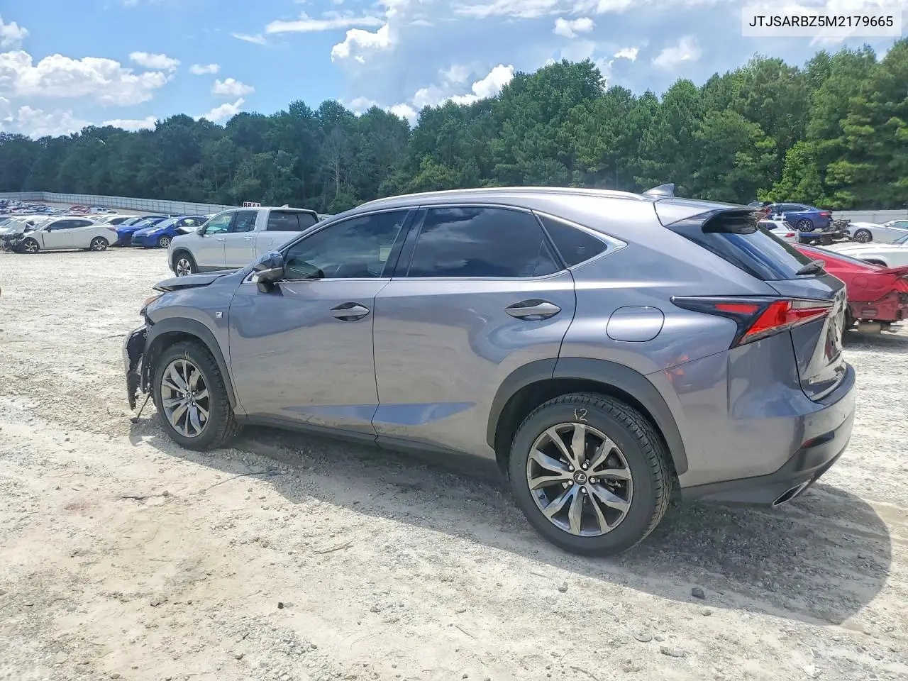2021 Lexus Nx 300 F Sport VIN: JTJSARBZ5M2179665 Lot: 61484276