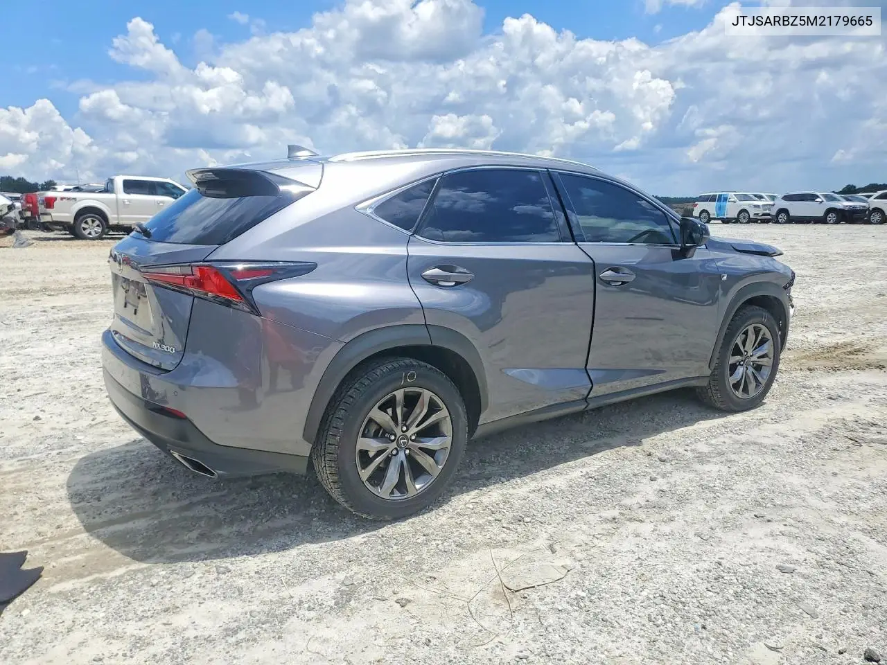 2021 Lexus Nx 300 F Sport VIN: JTJSARBZ5M2179665 Lot: 61484276