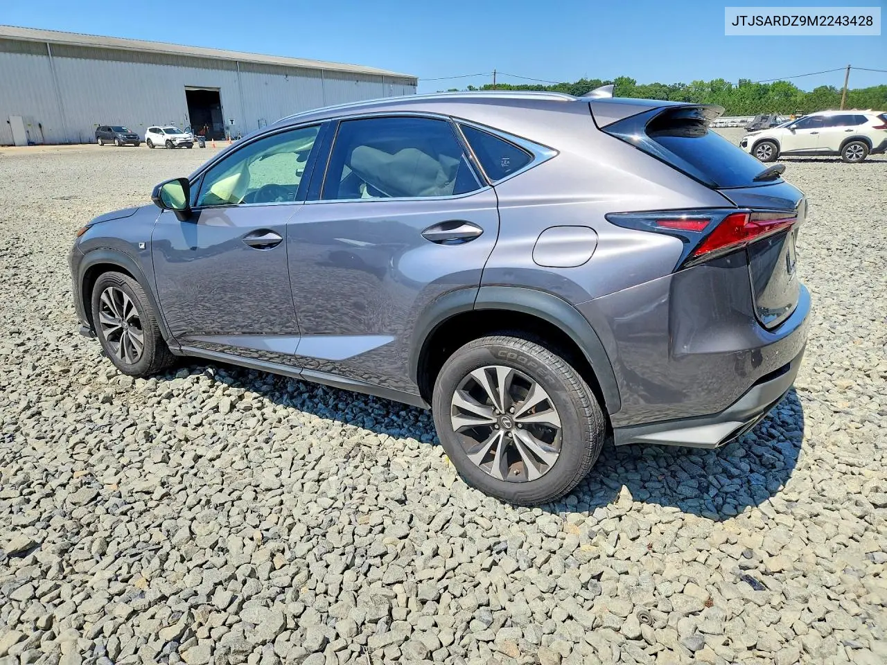 2021 Lexus Nx 300 F Sport VIN: JTJSARDZ9M2243428 Lot: 61734416