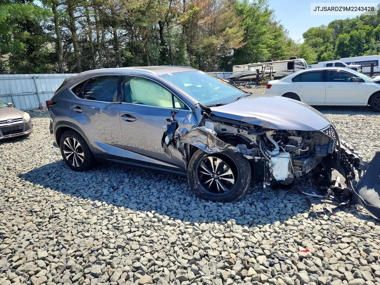 2021 Lexus Nx 300 F Sport VIN: JTJSARDZ9M2243428 Lot: 61734416