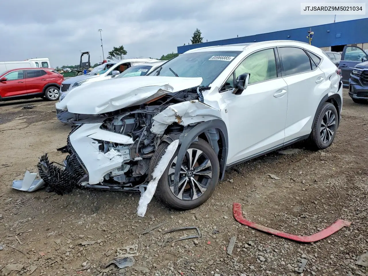 2021 Lexus Nx 300 F Sport VIN: JTJSARDZ9M5021034 Lot: 85966885