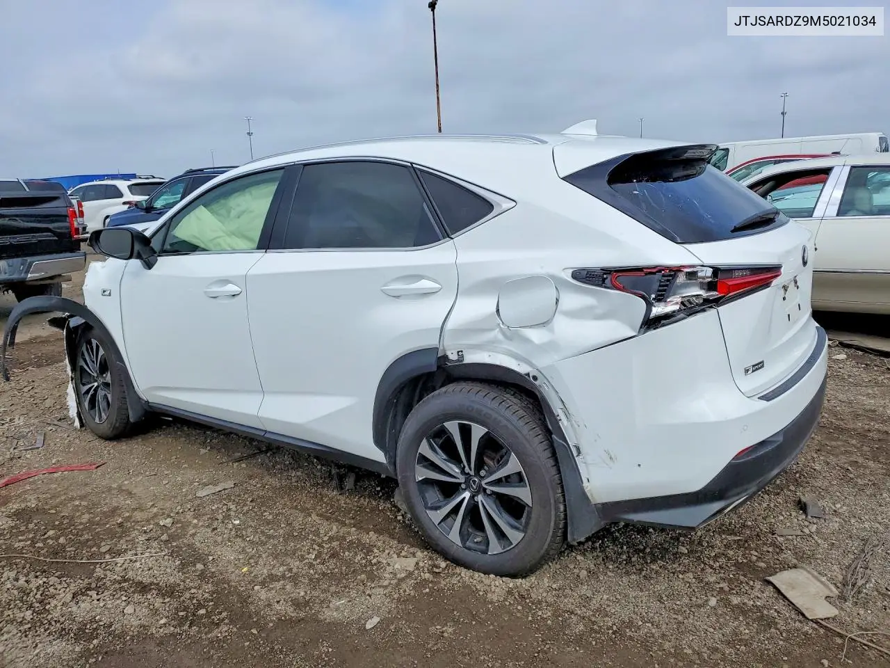 2021 Lexus Nx 300 F Sport VIN: JTJSARDZ9M5021034 Lot: 85966885