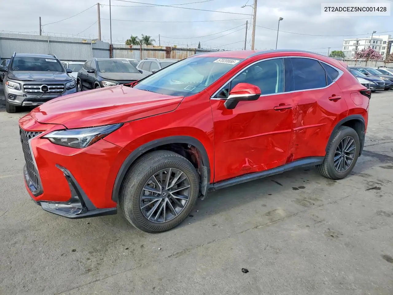 2T2ADCEZ5NC001428 2022 Lexus Nx 250