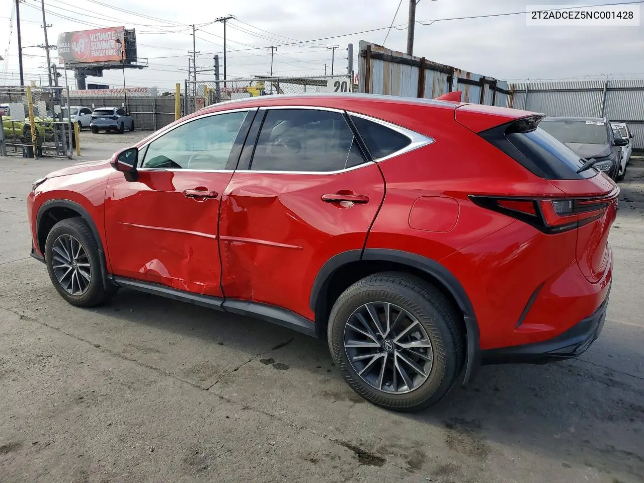 2T2ADCEZ5NC001428 2022 Lexus Nx 250