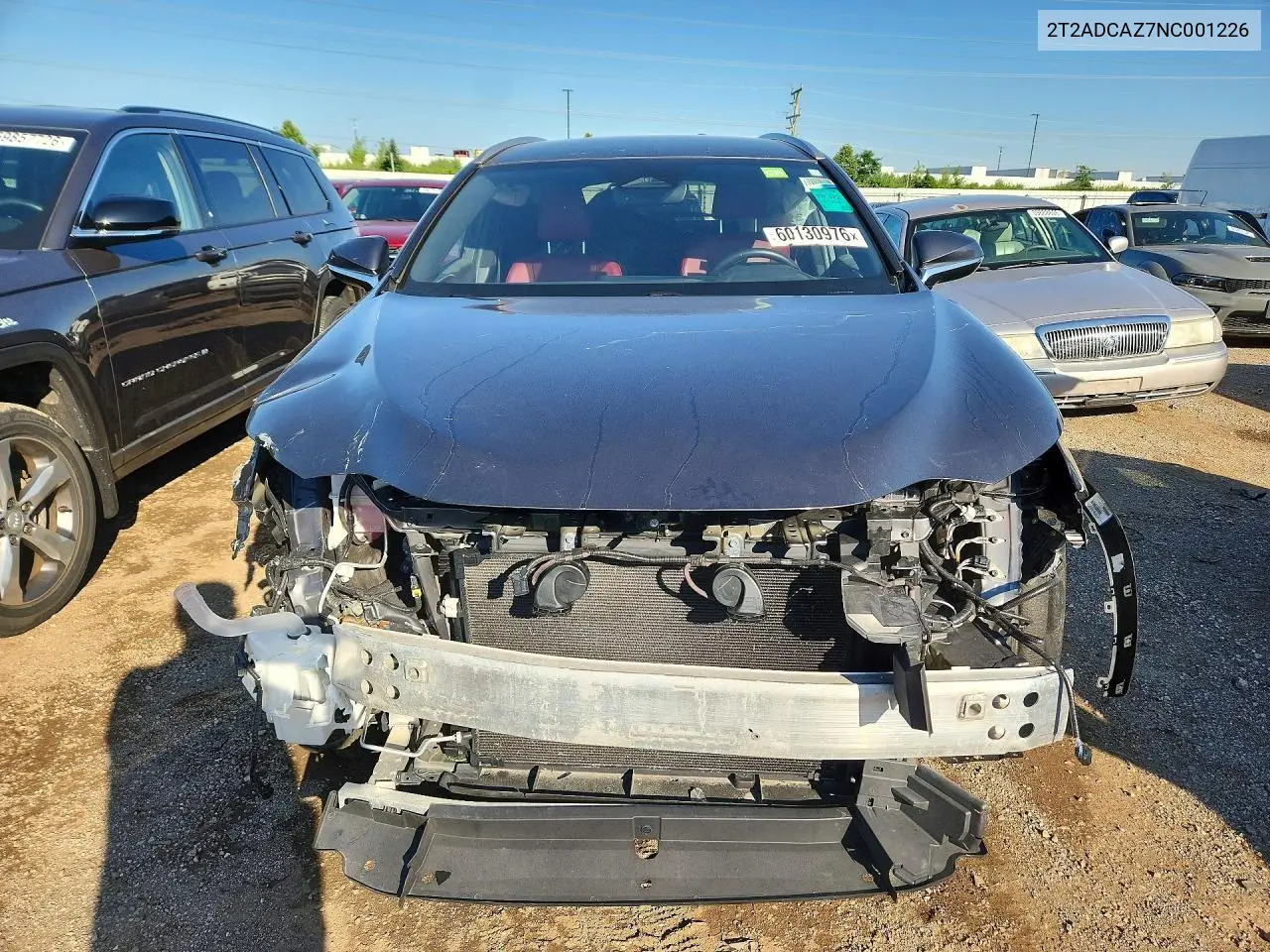 2022 Lexus Nx 250 VIN: 2T2ADCAZ7NC001226 Lot: 60130976