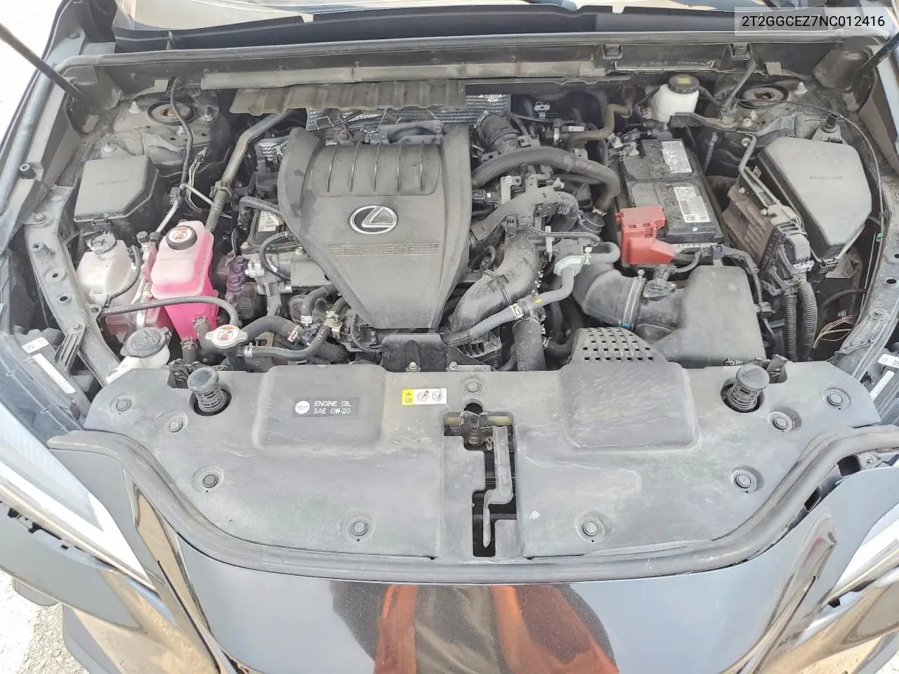2022 Lexus Nx 350 VIN: 2T2GGCEZ7NC012416 Lot: 60966586