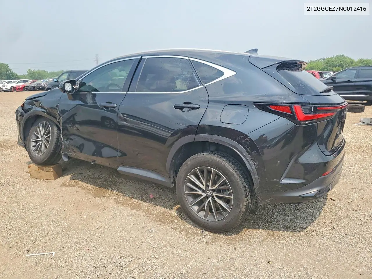 2022 Lexus Nx 350 VIN: 2T2GGCEZ7NC012416 Lot: 60966586