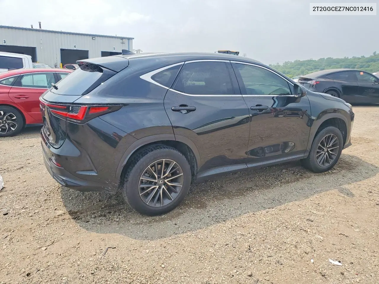 2022 Lexus Nx 350 VIN: 2T2GGCEZ7NC012416 Lot: 60966586