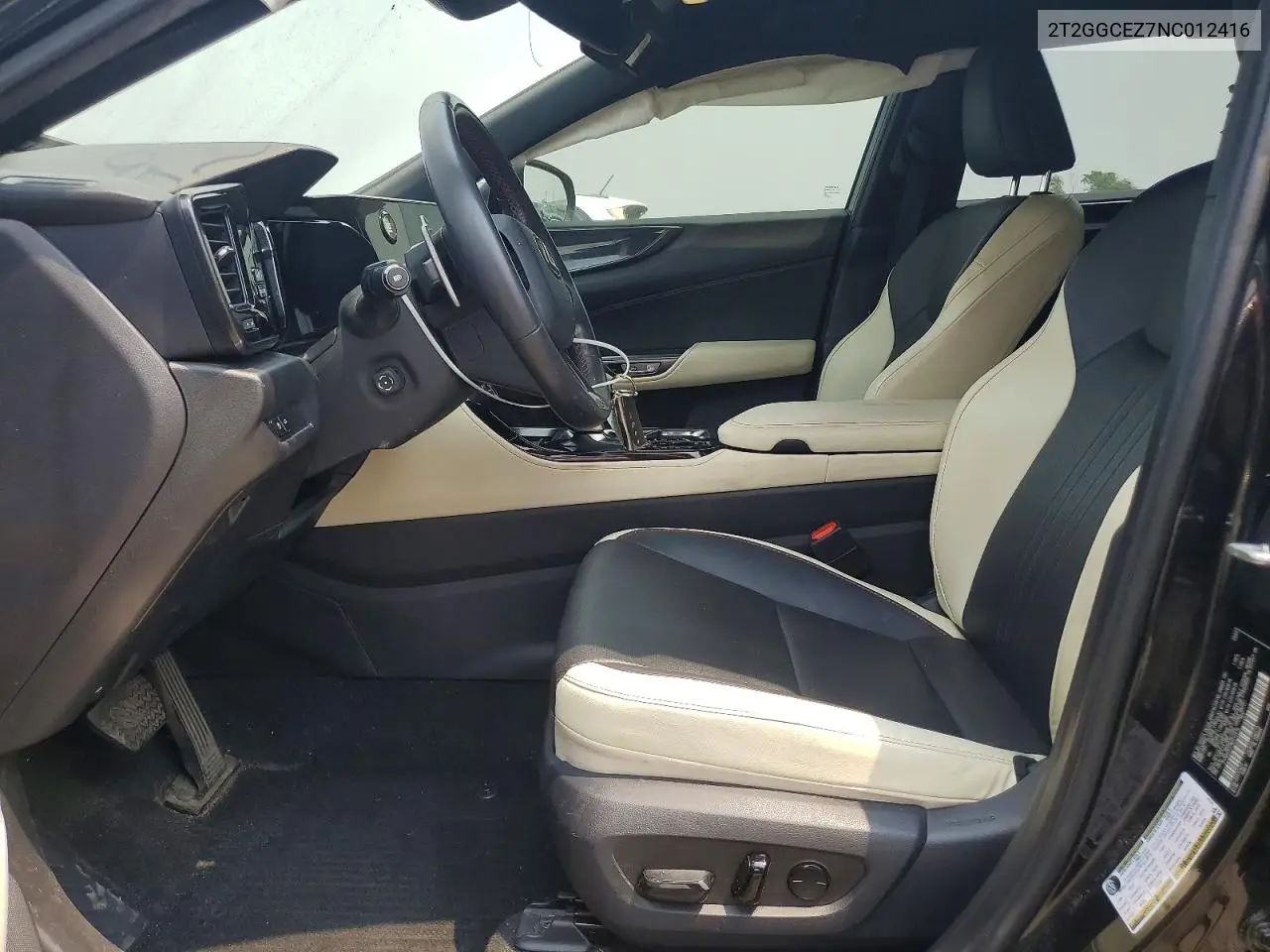 2022 Lexus Nx 350 VIN: 2T2GGCEZ7NC012416 Lot: 60966586