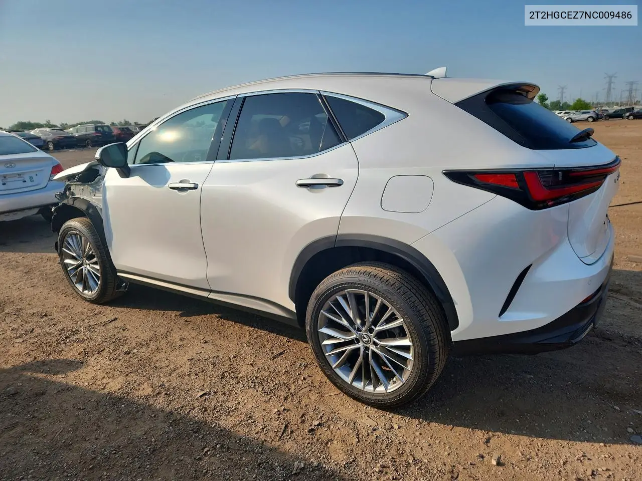 2022 Lexus Nx 350 VIN: 2T2HGCEZ7NC009486 Lot: 61043076