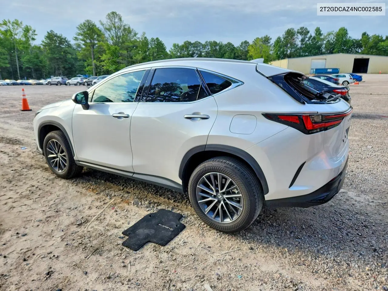 2022 Lexus Nx 250 VIN: 2T2GDCAZ4NC002585 Lot: 61189356