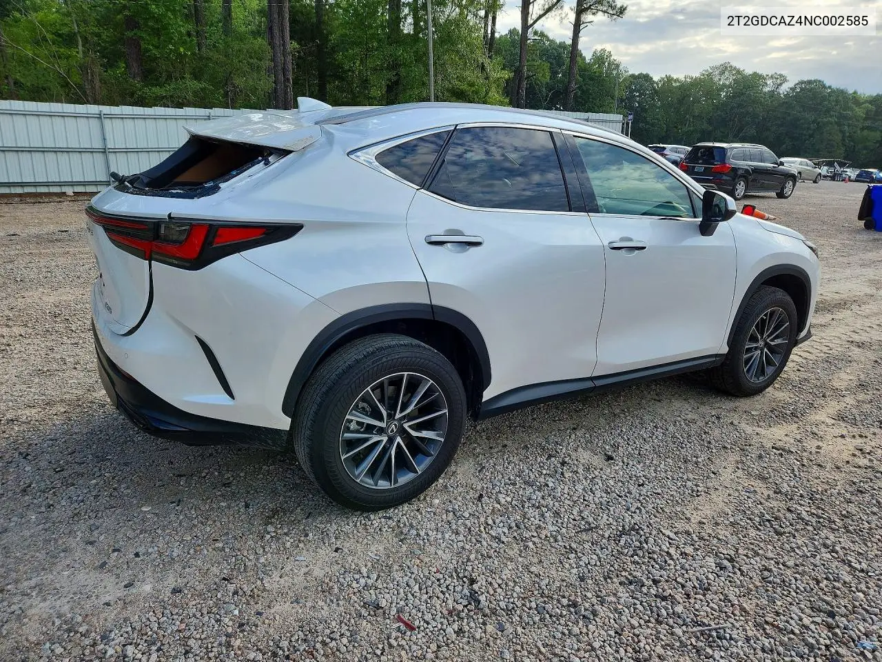 2022 Lexus Nx 250 VIN: 2T2GDCAZ4NC002585 Lot: 61189356