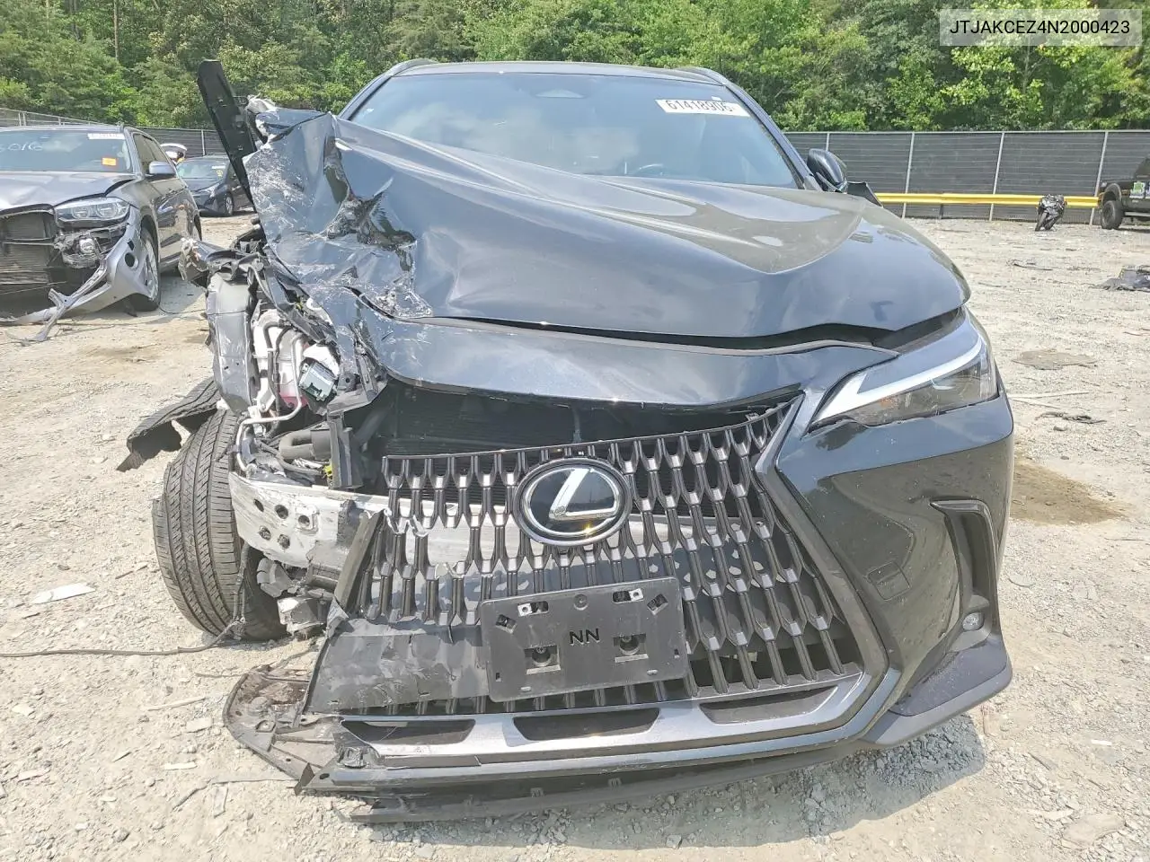 2022 Lexus Nx 350H VIN: JTJAKCEZ4N2000423 Lot: 61418906