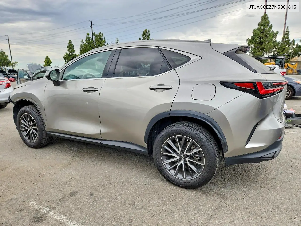 2022 Lexus Nx 350 VIN: JTJAGCEZ7N5001615 Lot: 61795286