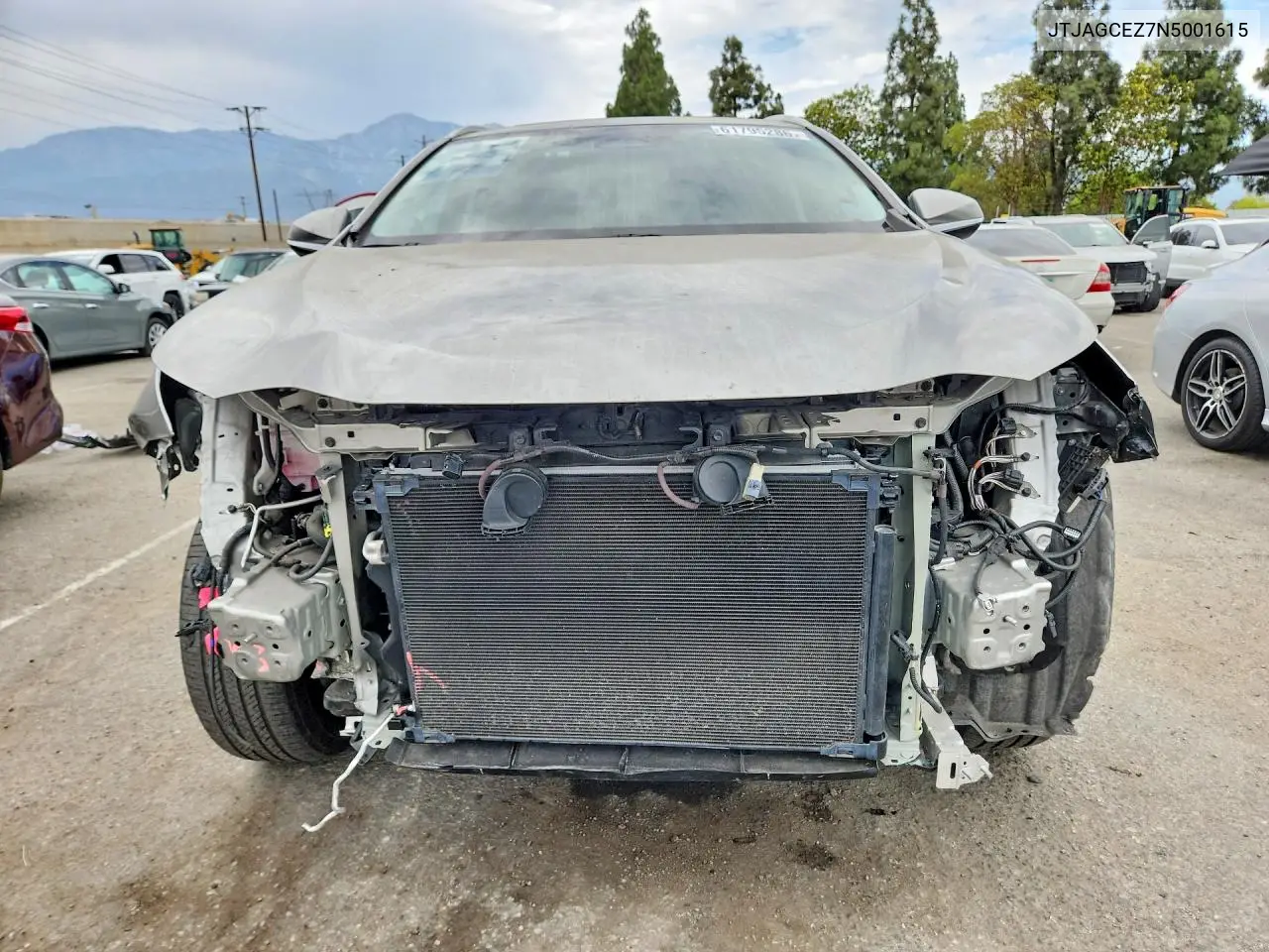 2022 Lexus Nx 350 VIN: JTJAGCEZ7N5001615 Lot: 61795286
