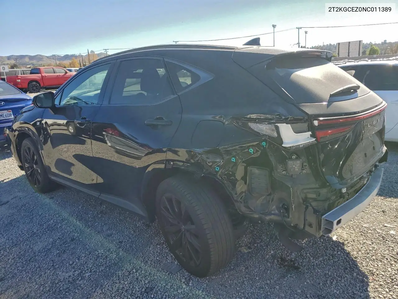 2T2KGCEZ0NC011389 2022 Lexus Nx 350