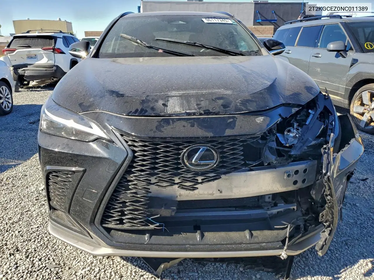 2T2KGCEZ0NC011389 2022 Lexus Nx 350
