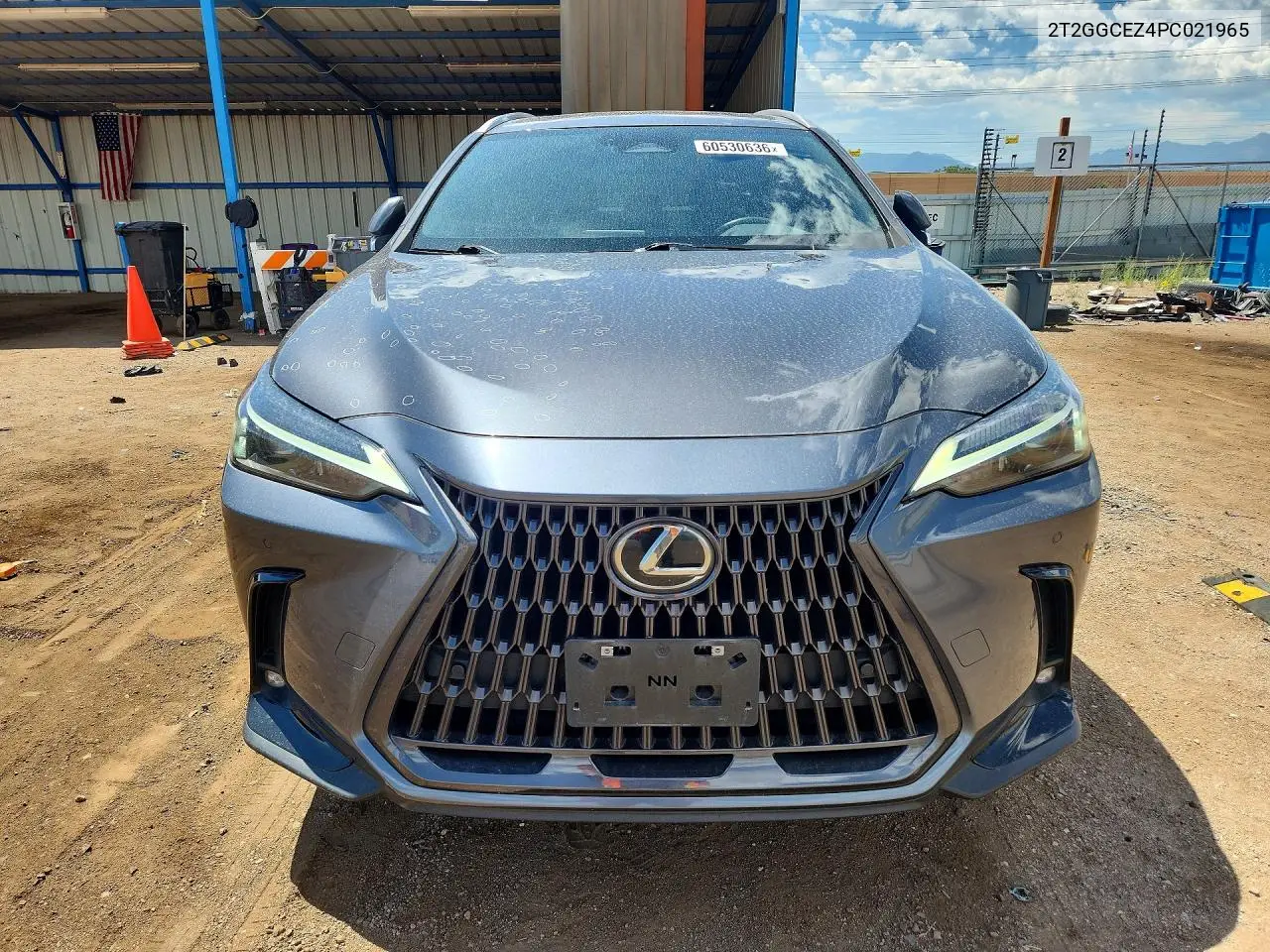 2023 Lexus Nx 350 VIN: 2T2GGCEZ4PC021965 Lot: 60530636