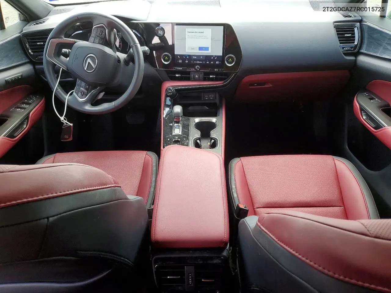 2024 Lexus Nx 250 Premium VIN: 2T2GDCAZ7RC015725 Lot: 58780656