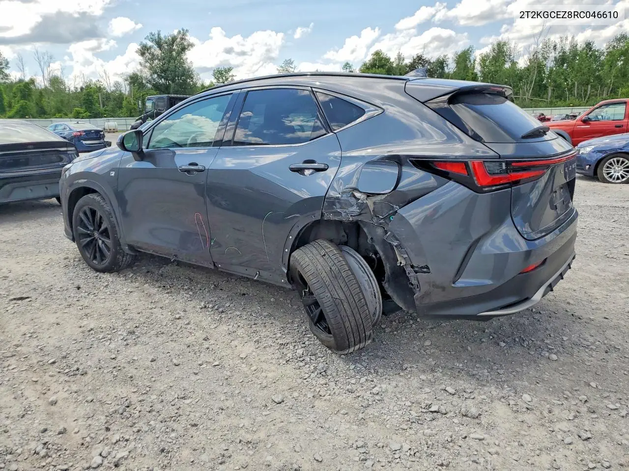2024 Lexus Nx 350 F Sport Handling VIN: 2T2KGCEZ8RC046610 Lot: 60210596