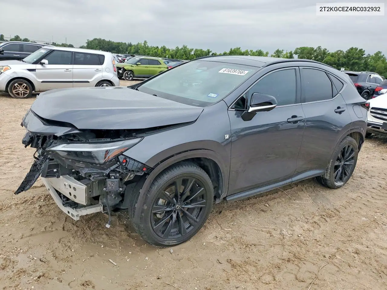 2024 Lexus Nx 350 F Sport Handling VIN: 2T2KGCEZ4RC032932 Lot: 61039766