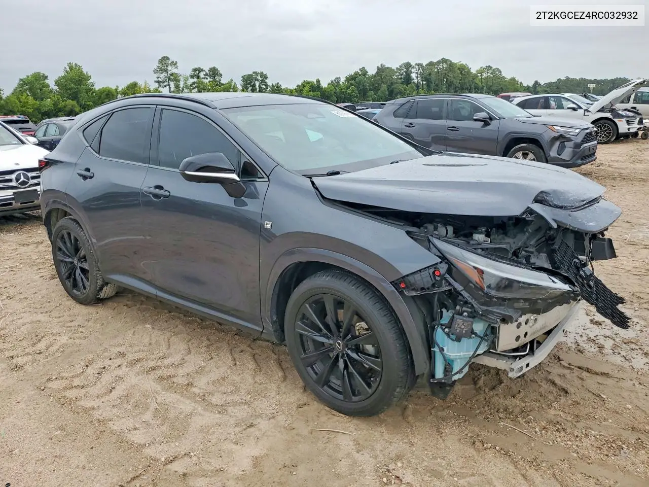 2024 Lexus Nx 350 F Sport Handling VIN: 2T2KGCEZ4RC032932 Lot: 61039766