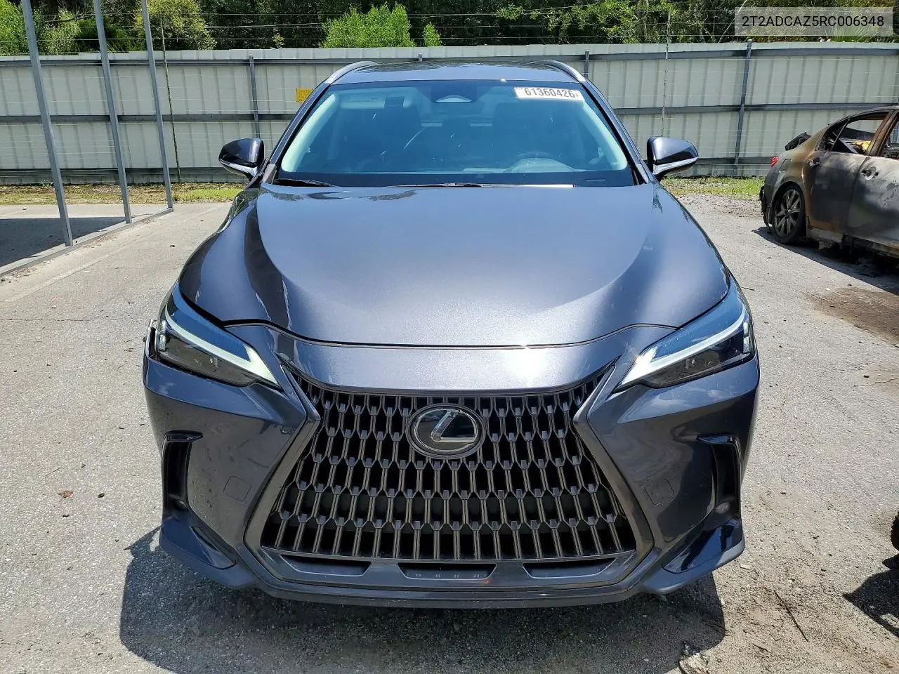2024 Lexus Nx 250 Base VIN: 2T2ADCAZ5RC006348 Lot: 61360426
