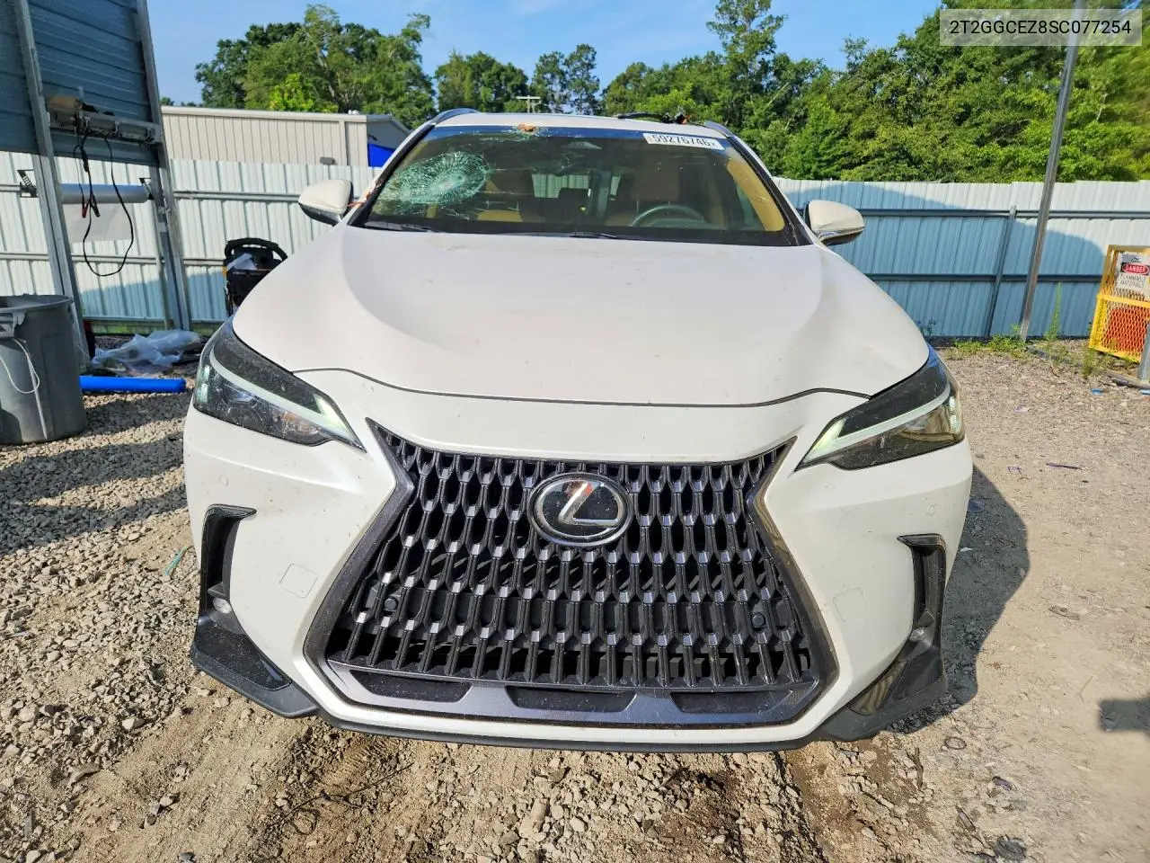 2025 Lexus Nx 350 Premium VIN: 2T2GGCEZ8SC077254 Lot: 59276746