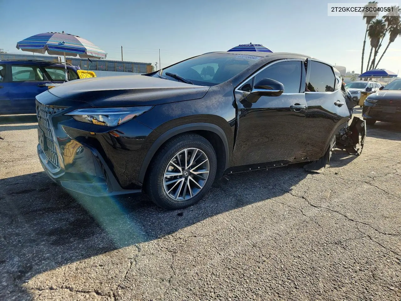 2025 Lexus Nx 350H Premium VIN: 2T2GKCEZ7SC040551 Lot: 61215656