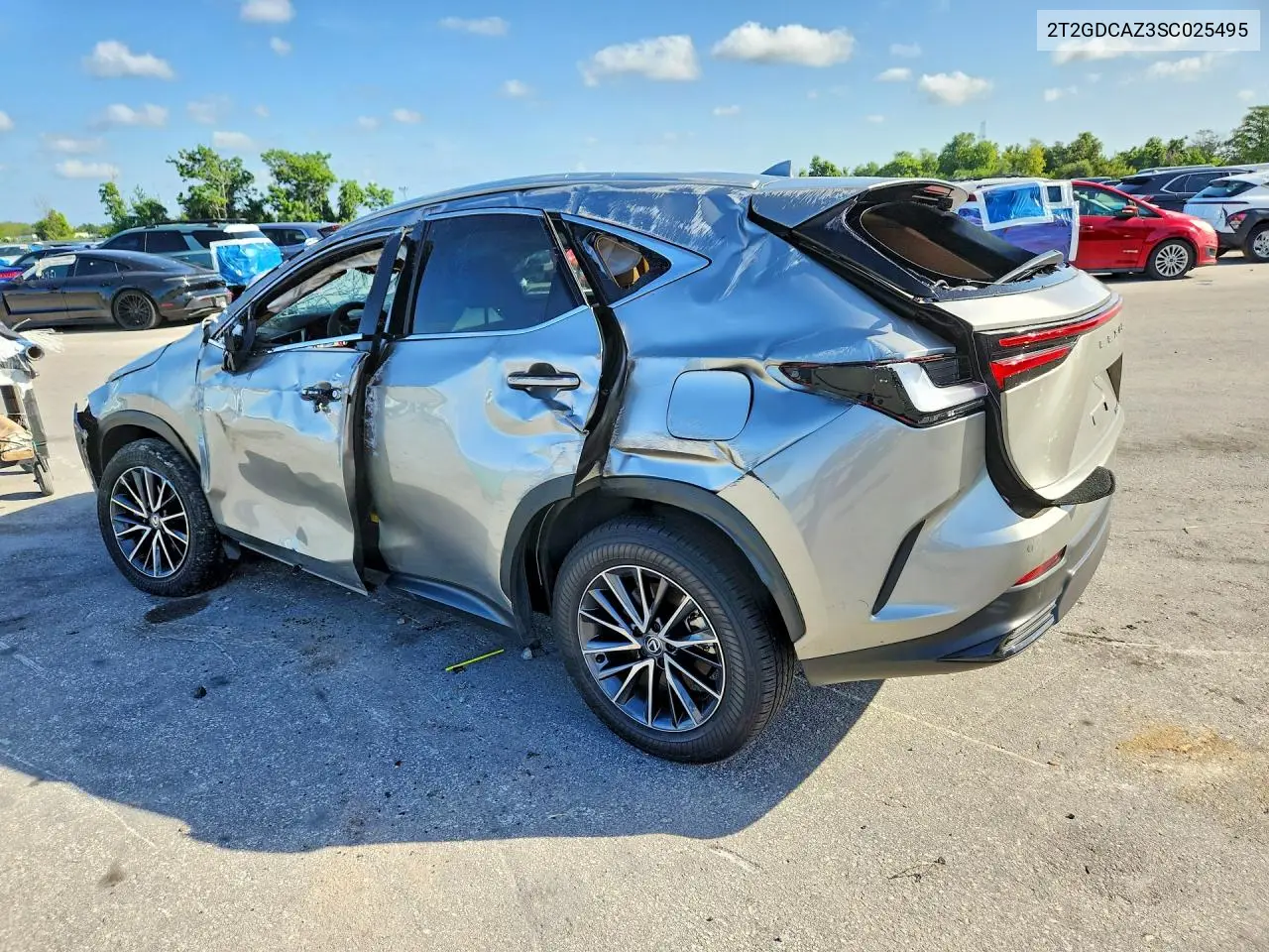 2025 Lexus Nx 250 Premium VIN: 2T2GDCAZ3SC025495 Lot: 61433276