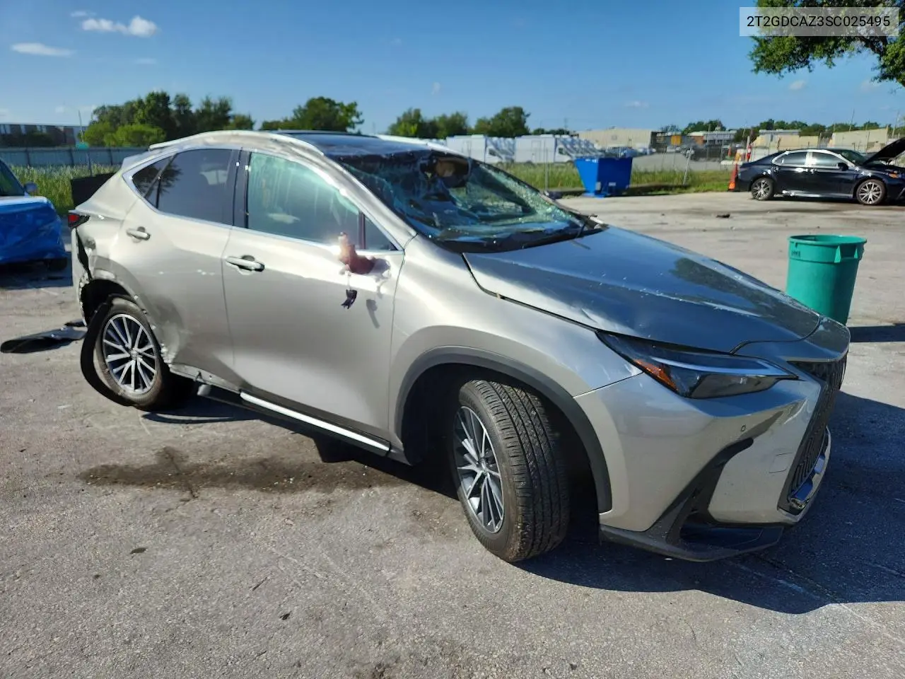 2025 Lexus Nx 250 Premium VIN: 2T2GDCAZ3SC025495 Lot: 61433276