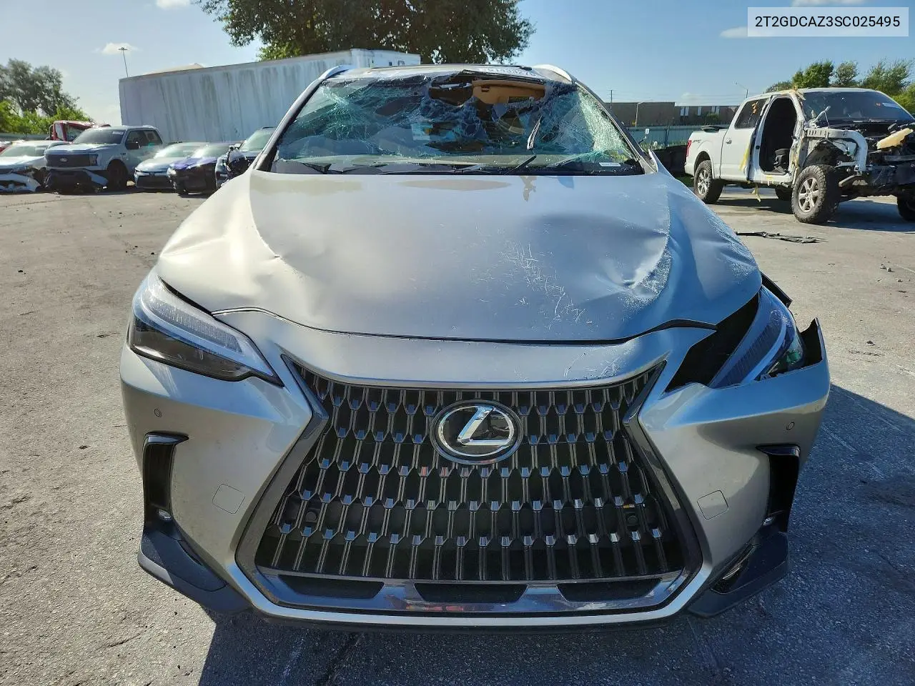 2025 Lexus Nx 250 Premium VIN: 2T2GDCAZ3SC025495 Lot: 61433276