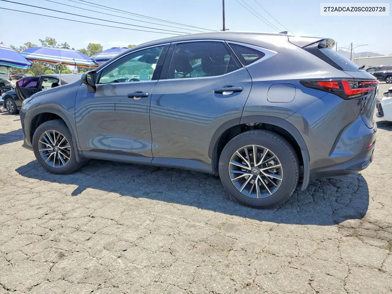 2025 Lexus Nx 250 VIN: 2T2ADCAZ0SC020728 Lot: 61539546
