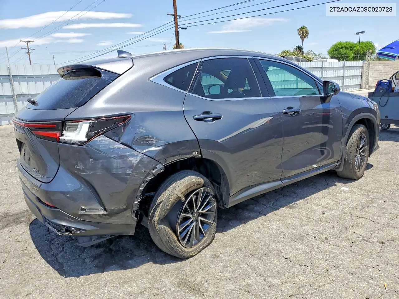 2025 Lexus Nx 250 VIN: 2T2ADCAZ0SC020728 Lot: 61539546