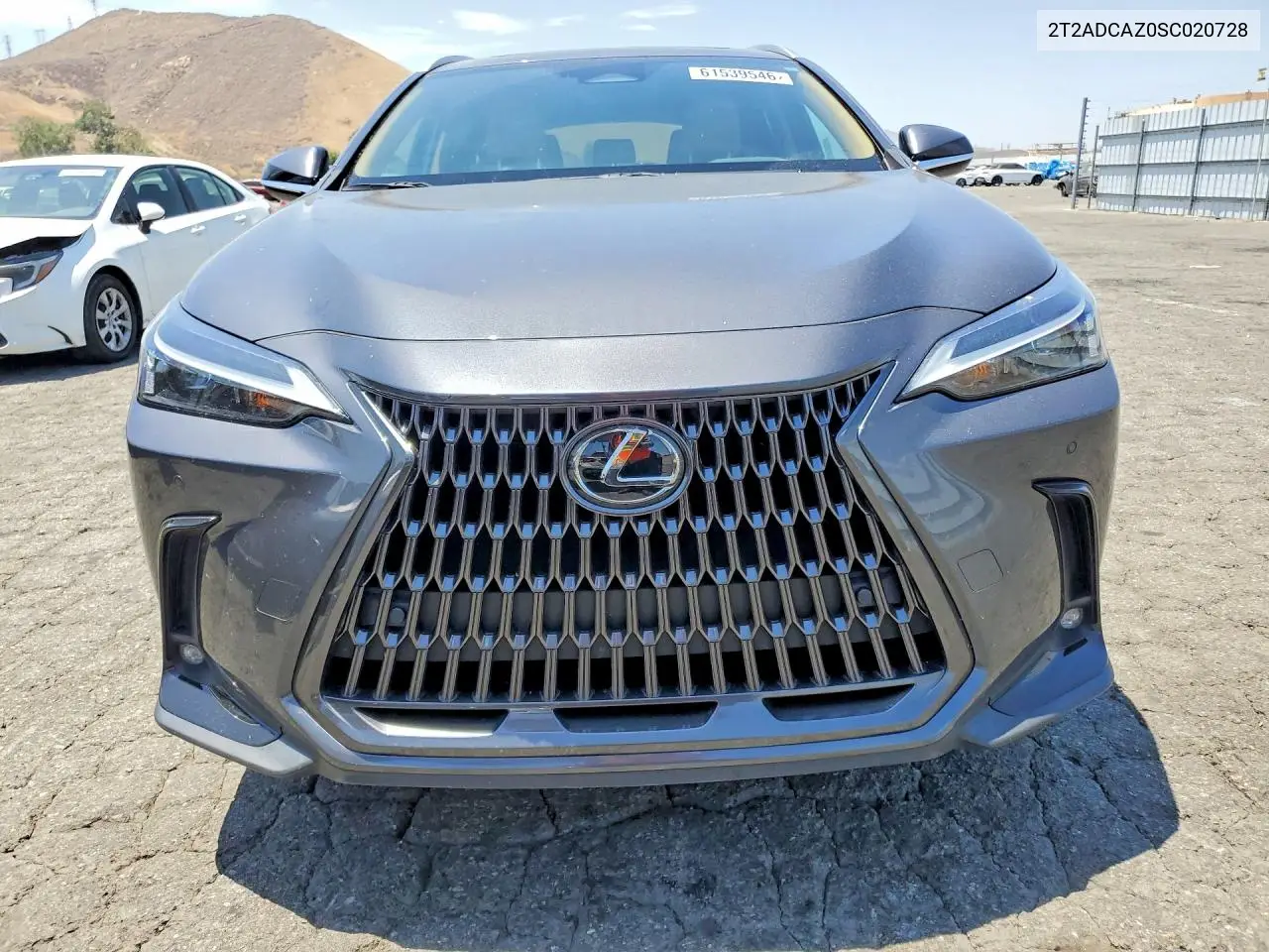 2025 Lexus Nx 250 VIN: 2T2ADCAZ0SC020728 Lot: 61539546
