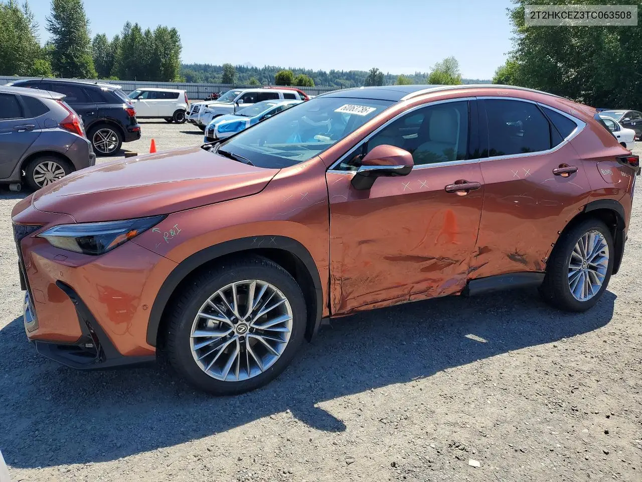 2026 Lexus Nx 350H Luxury VIN: 2T2HKCEZ3TC063508 Lot: 60063786