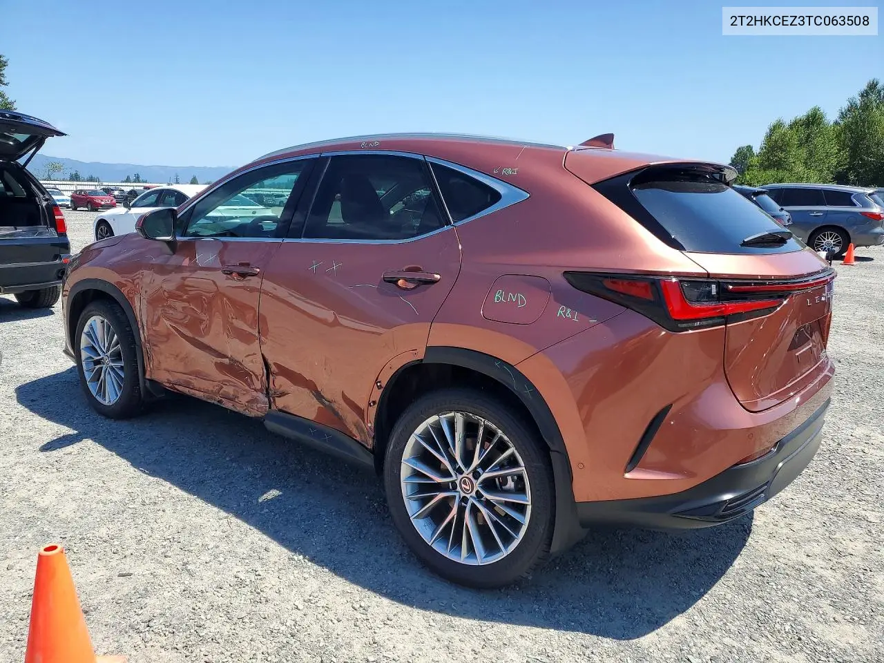 2026 Lexus Nx 350H Luxury VIN: 2T2HKCEZ3TC063508 Lot: 60063786
