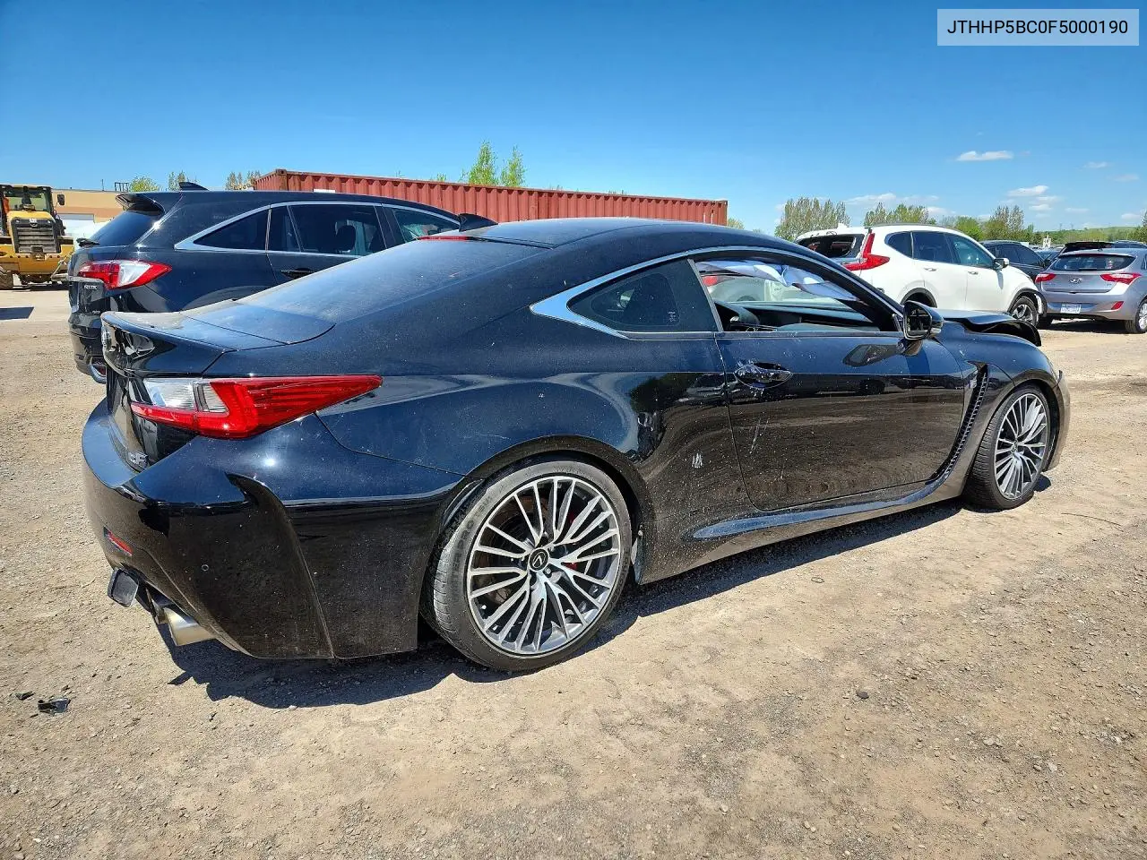 2015 Lexus Rc F Base VIN: JTHHP5BC0F5000190 Lot: 53527246