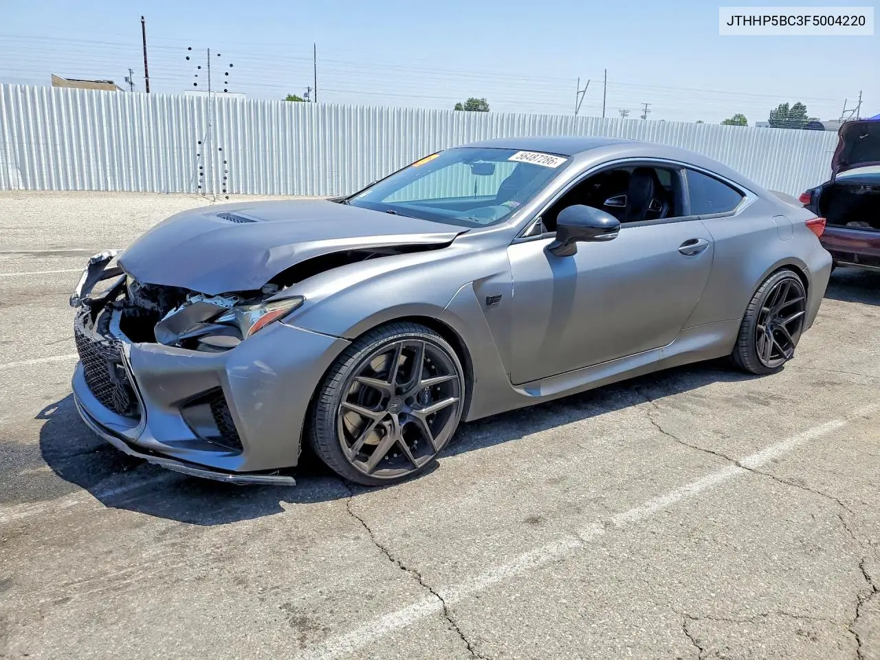 2015 Lexus Rc F Base VIN: JTHHP5BC3F5004220 Lot: 56487286