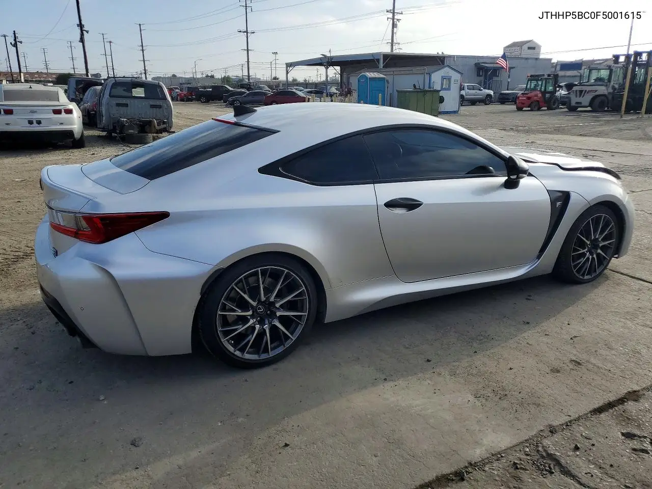 2015 Lexus Rc F Base VIN: JTHHP5BC0F5001615 Lot: 57176246